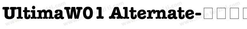 UltimaW01 Alternate字体转换